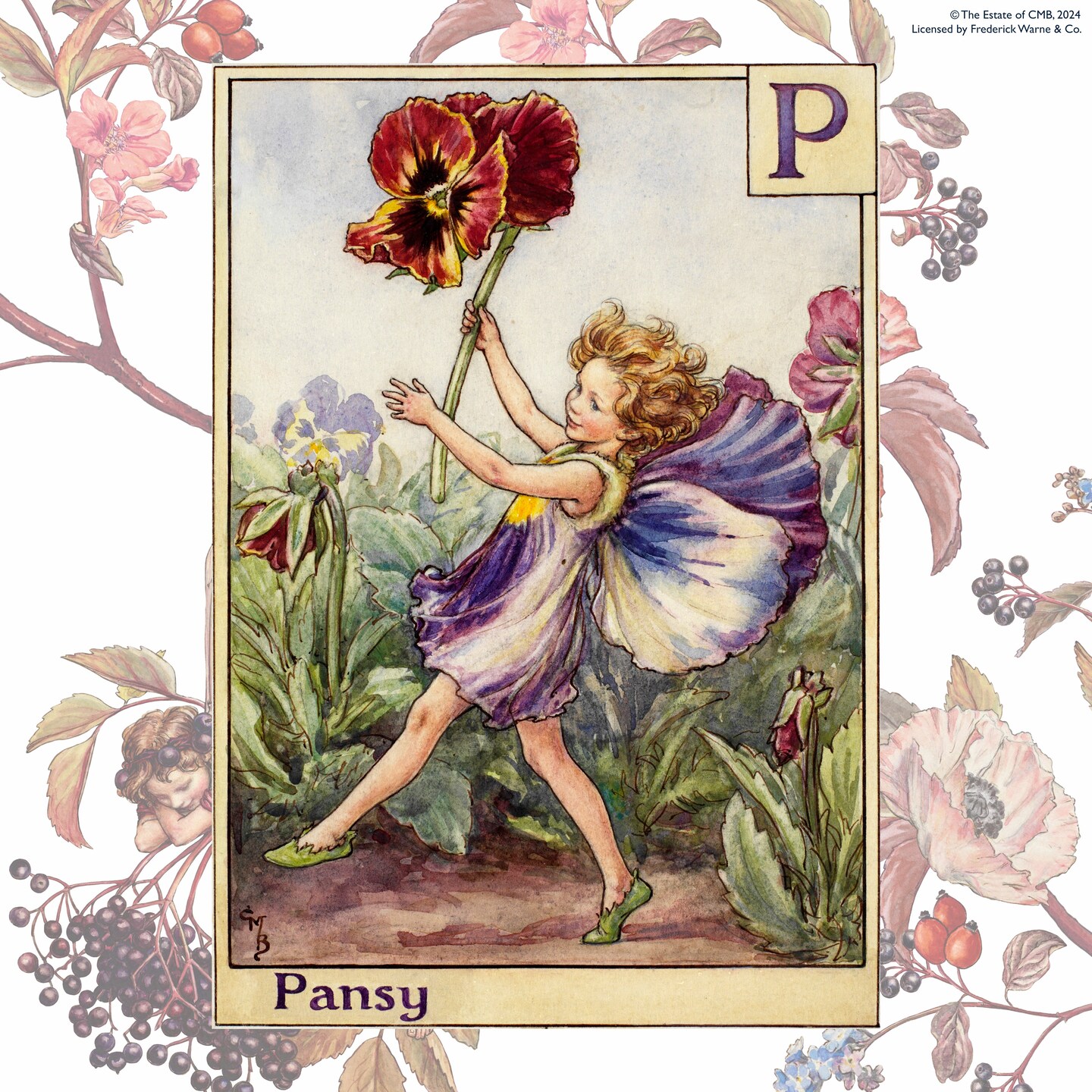 Felting Kit -  Pansy Fairy Needle Felting Kit