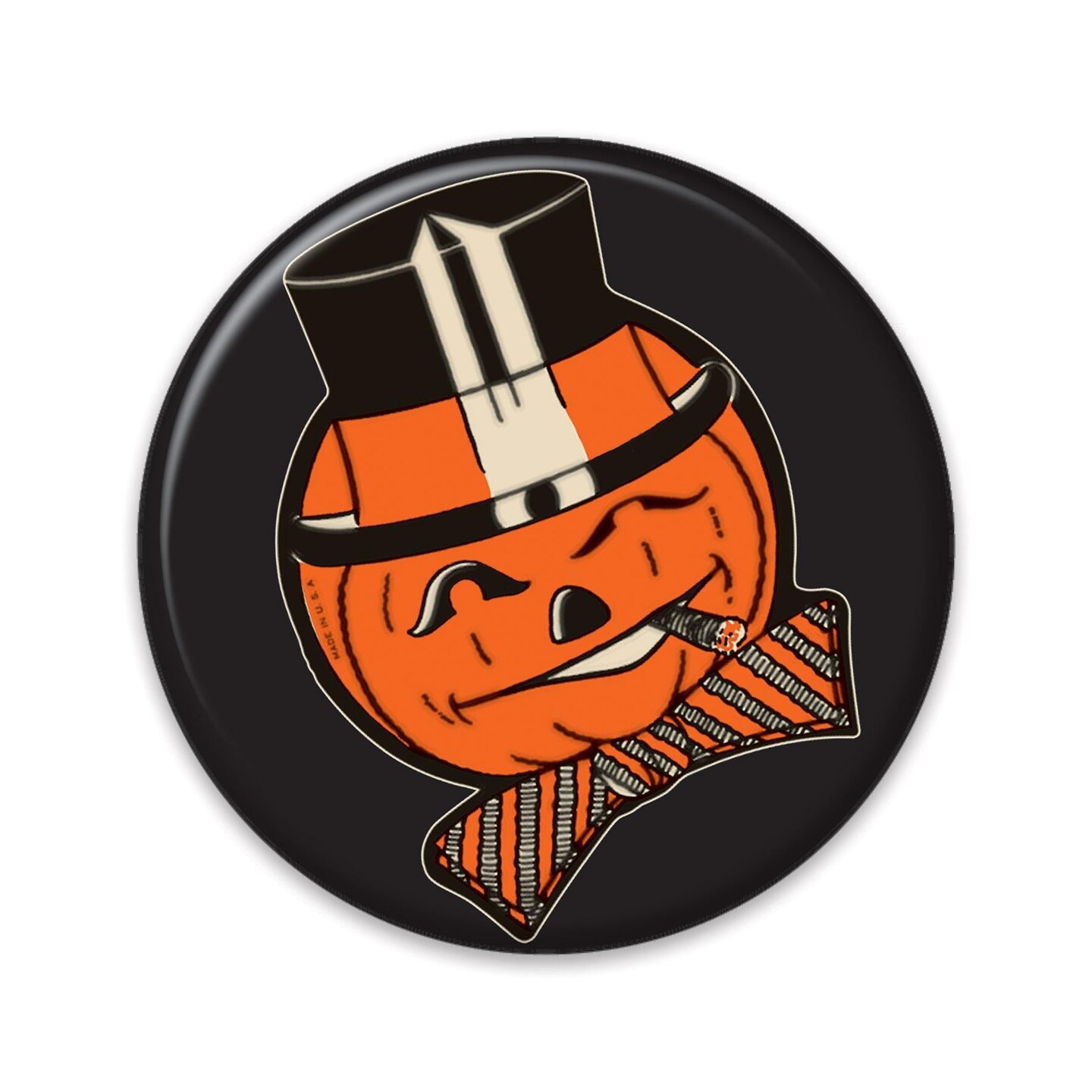 6 Pack Beistle Vintage Halloween JOL Button- Jack-O-Lantern