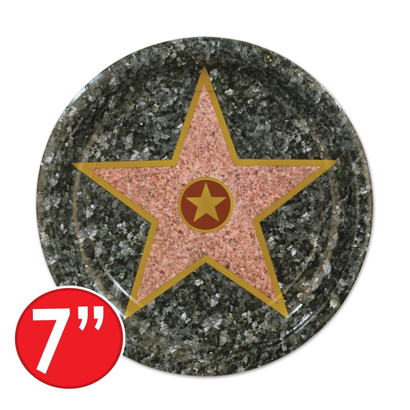 96 Pack Beistle Awards Night Star Theme Party Paper Plates 7 inch