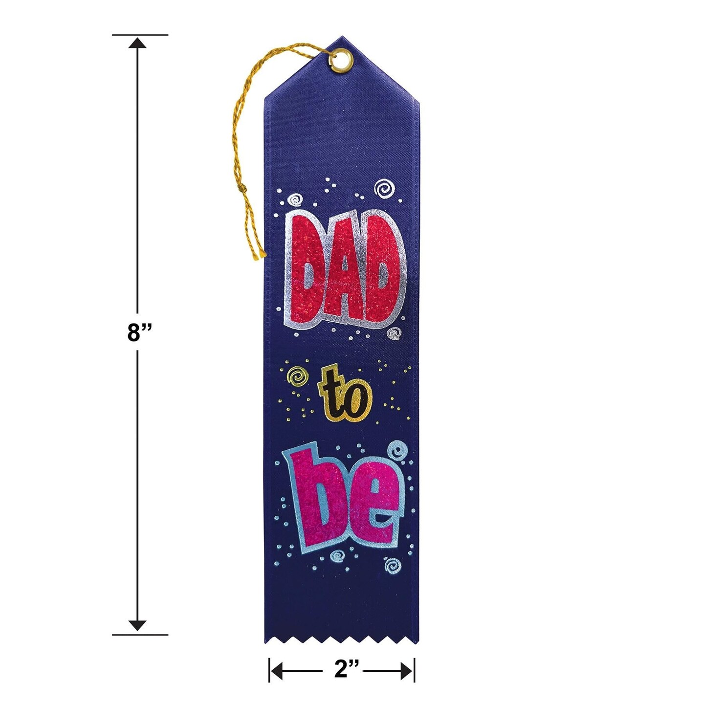 6 Pack Beistle Dad To Be Award Ribbon