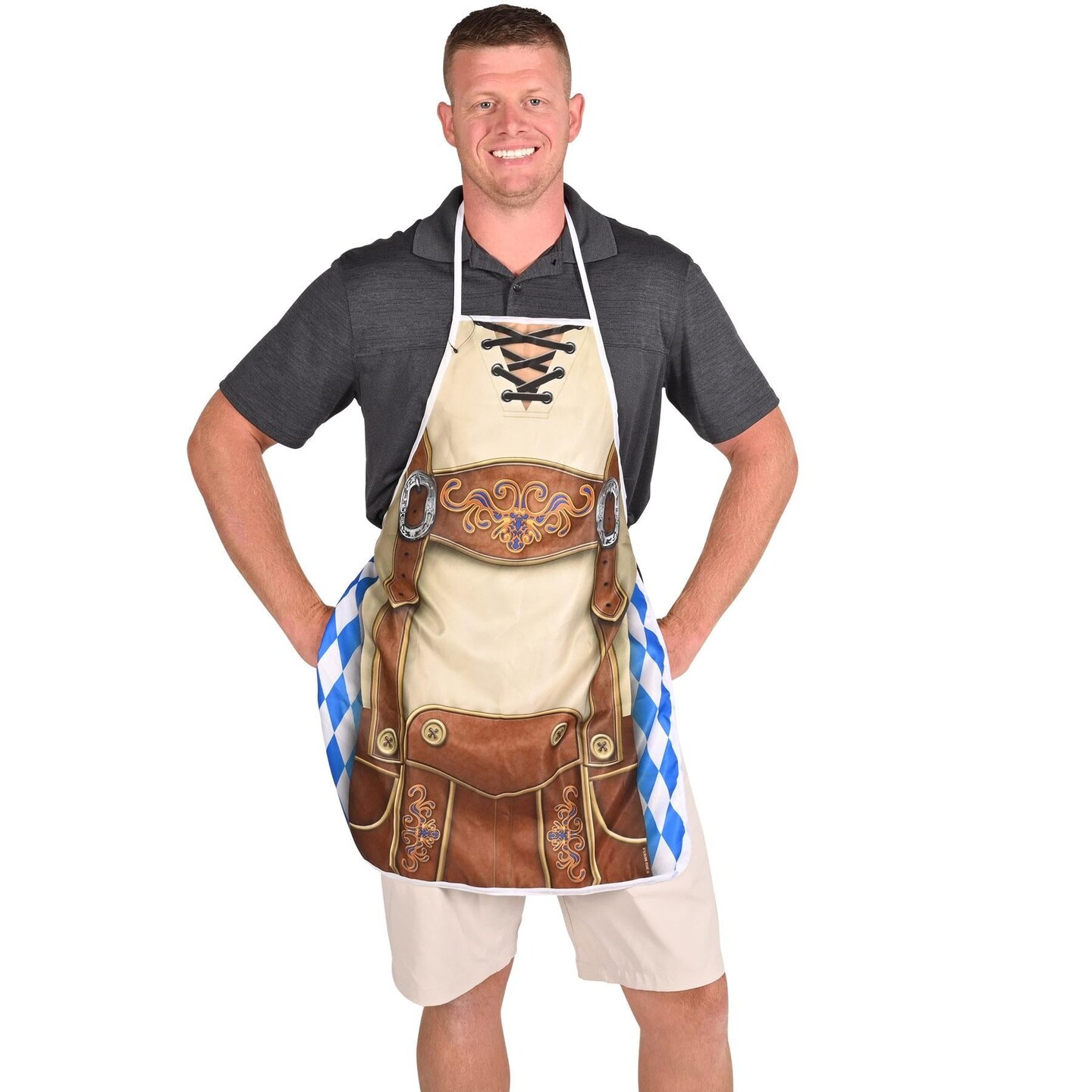 6 Pack Beistle Oktoberfest Polyester Fabric Novelty Apron