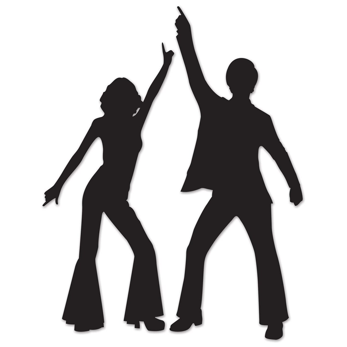 24 Pack Beistle Disco Party Silhouettes