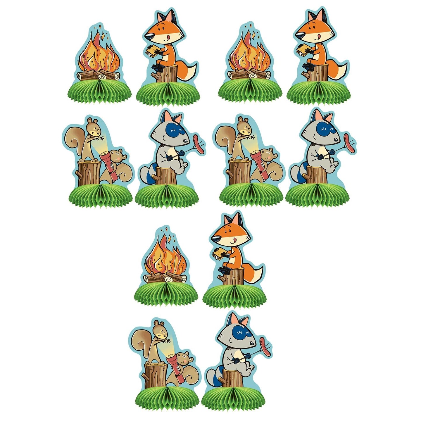 48 Pack Beistle Woodland Friends Party Mini Centerpieces
