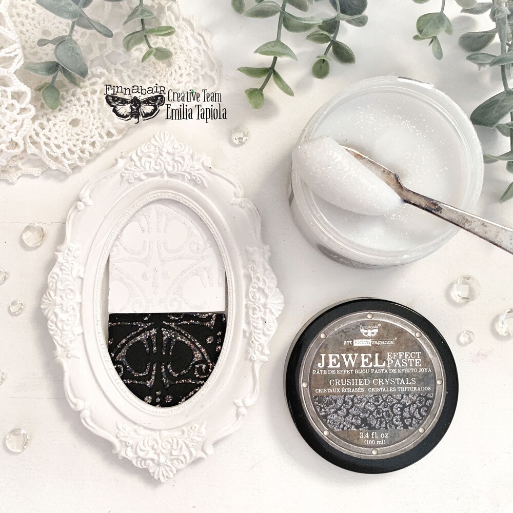 Art Extravagance - Jewel Texture Paste - Crushed Crystals - 1 jar, 3.4 fl oz (100 ml)