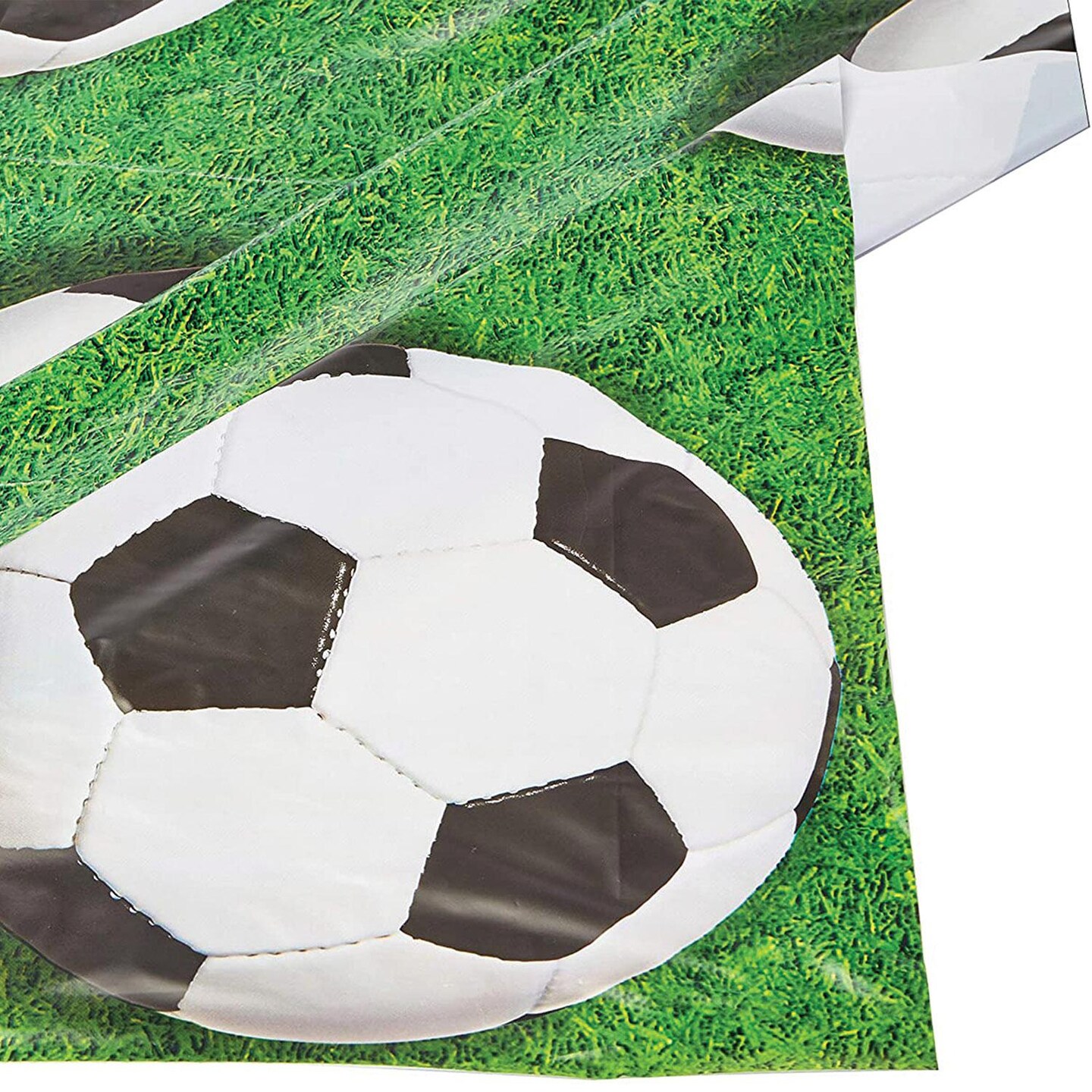12 Pack Beistle Soccer Ball Party Tablecover