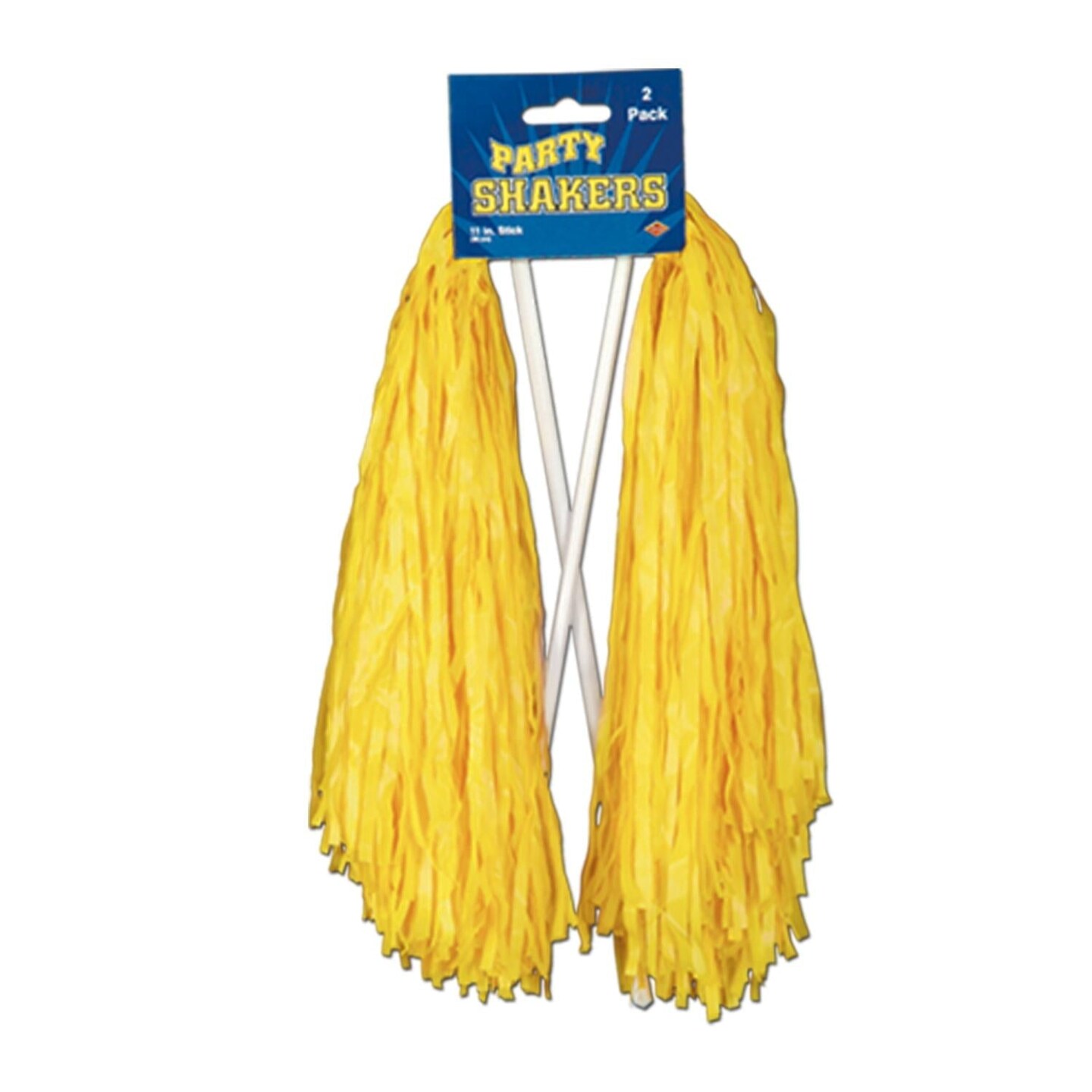 48 Pack Beistle Packaged Pom Poms golden-yellow