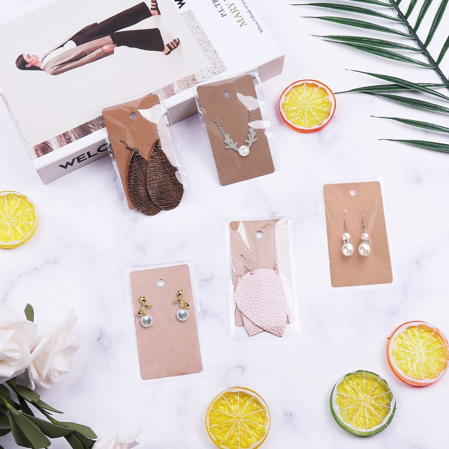 Earring Making Supplies, 1350pcs Earring Making Kit with Earring Hooks, Jump Rings, Pliers, Earring Backs, Earrings Holder Cards and Clear Bags for DIY Earring Supplies and Earring Findings