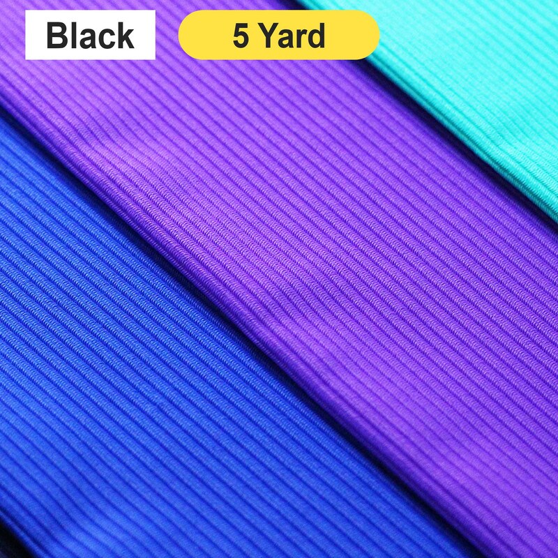 Rib Texture Premium Solid Color Fabric