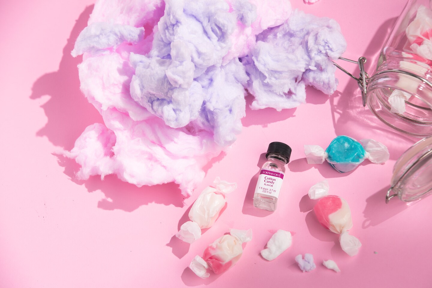 LorAnn Oils Cotton Candy Super Strength Flavor, 1 Dram Twin Pack