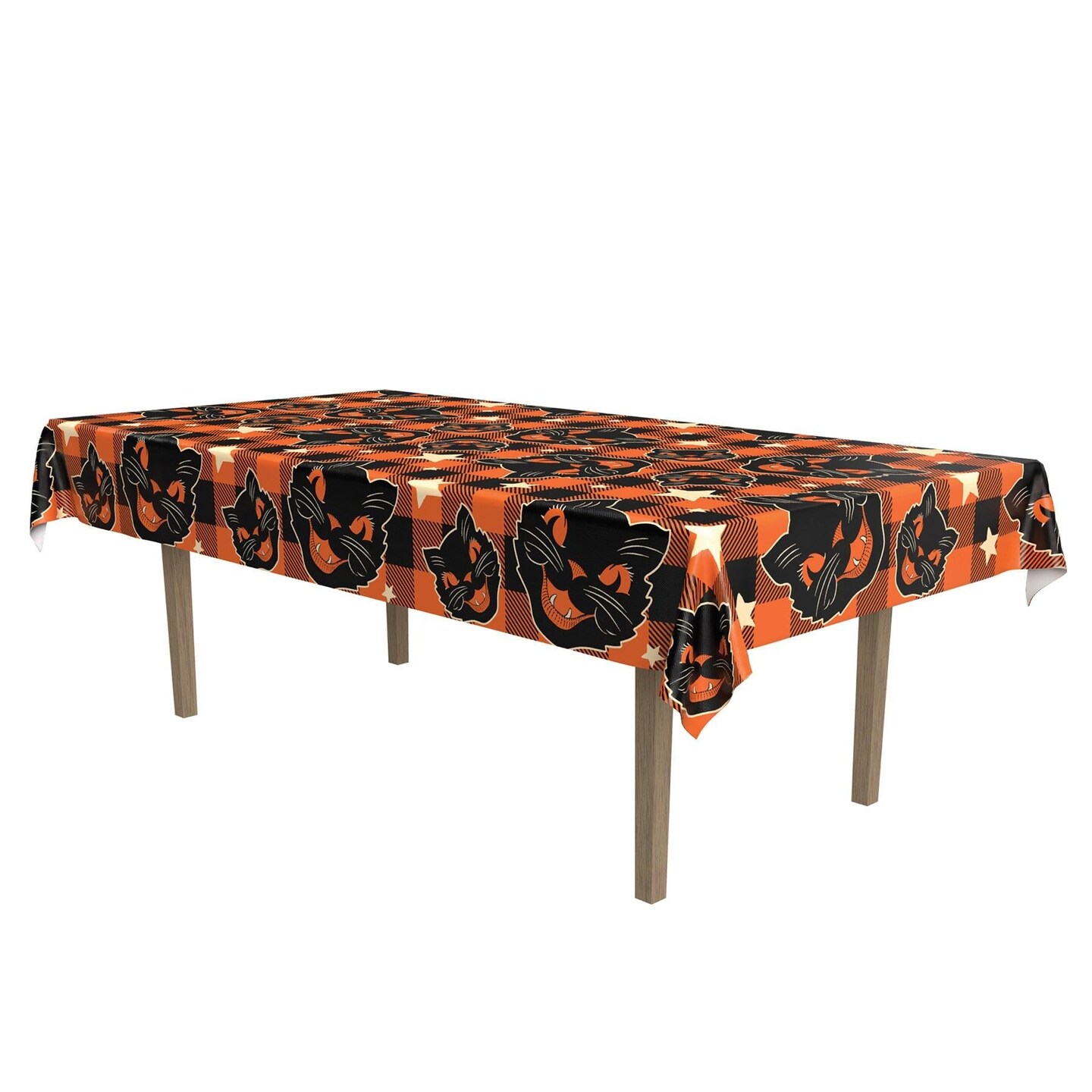 12 Pack Beistle Vintage Halloween Fabric Tablecover