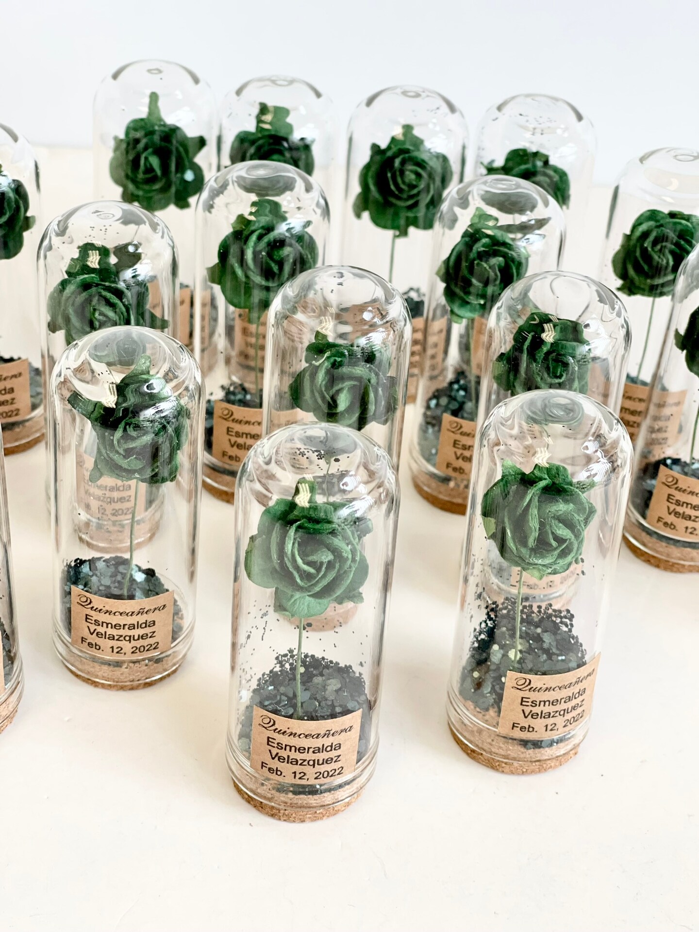 Bulk Wedding Favors for Guests, Custom Beauty and the Beast Favor, Personalized Green Party Favors, Thank You Gifts, Elegance Souvenirs product 5