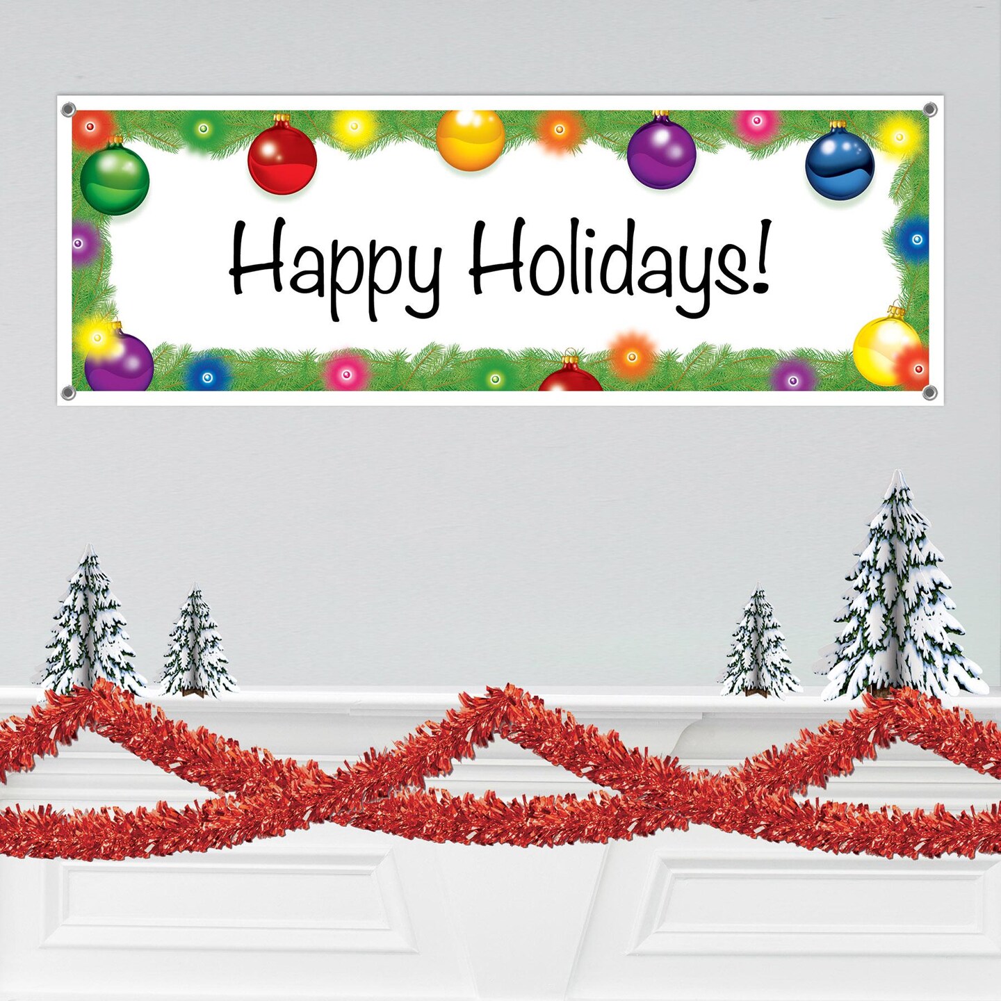 12 Pack Beistle Christmas Holiday Sign Banner