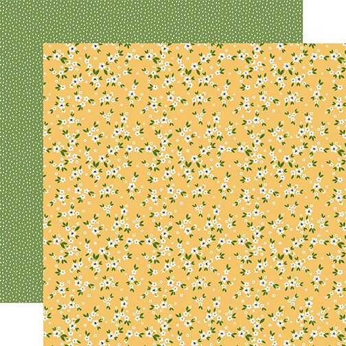 Winnie The Pooh Favorite Flowers 12x12 Double-Sided Light Cardstock Paper