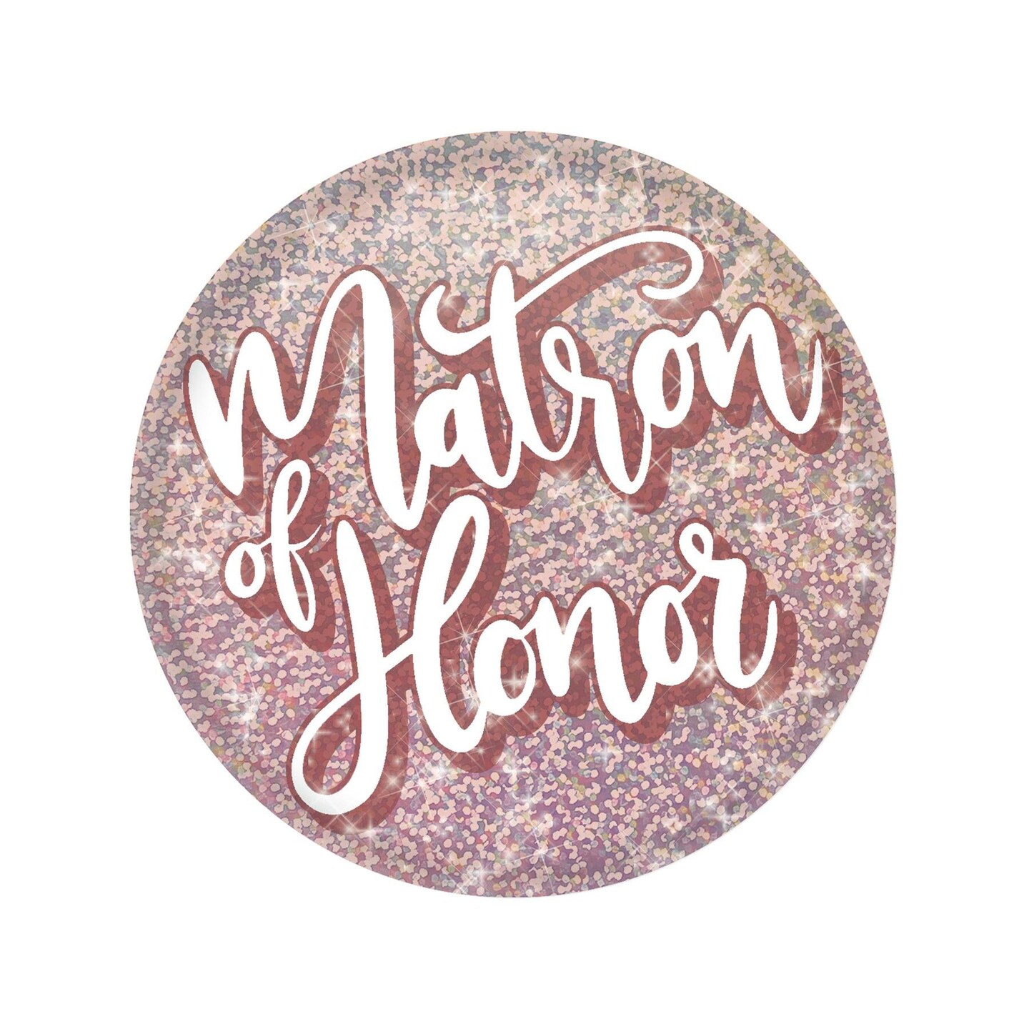 6 Pack Beistle Matron of Honor Button