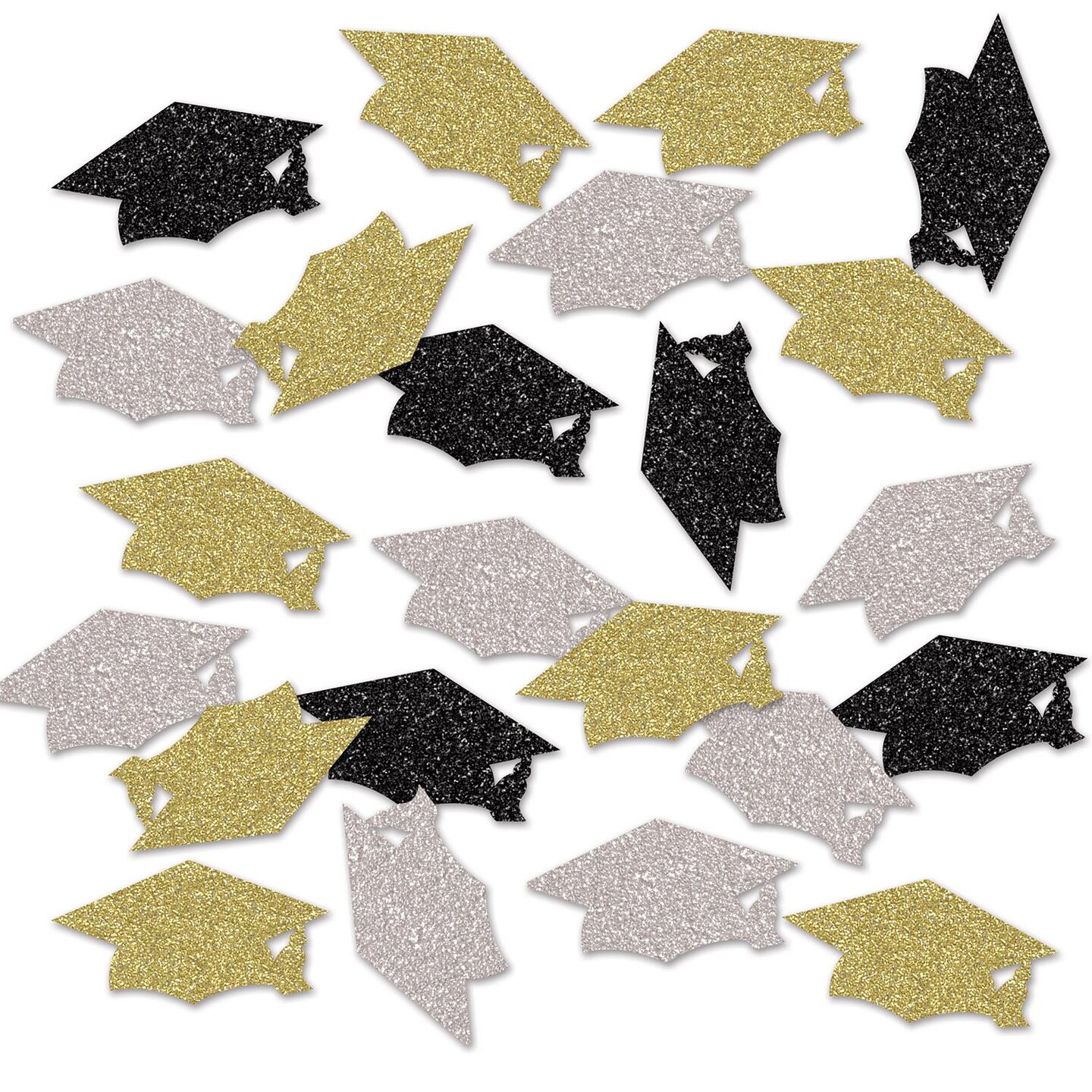 12 Pack Bulk Graduation Party Deluxe Sparkle Confetti (0.5 Oz/Pkg)