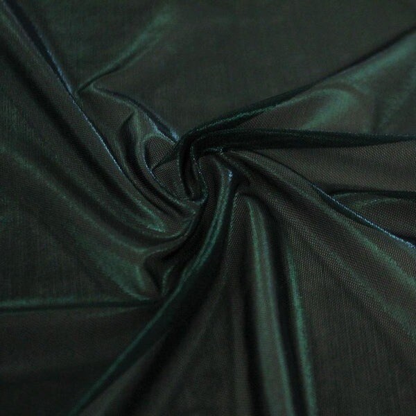 Shimmer Foiled Mesh Fabric Stretch Power Mesh for Dancewear, Stage Wear & Apparel