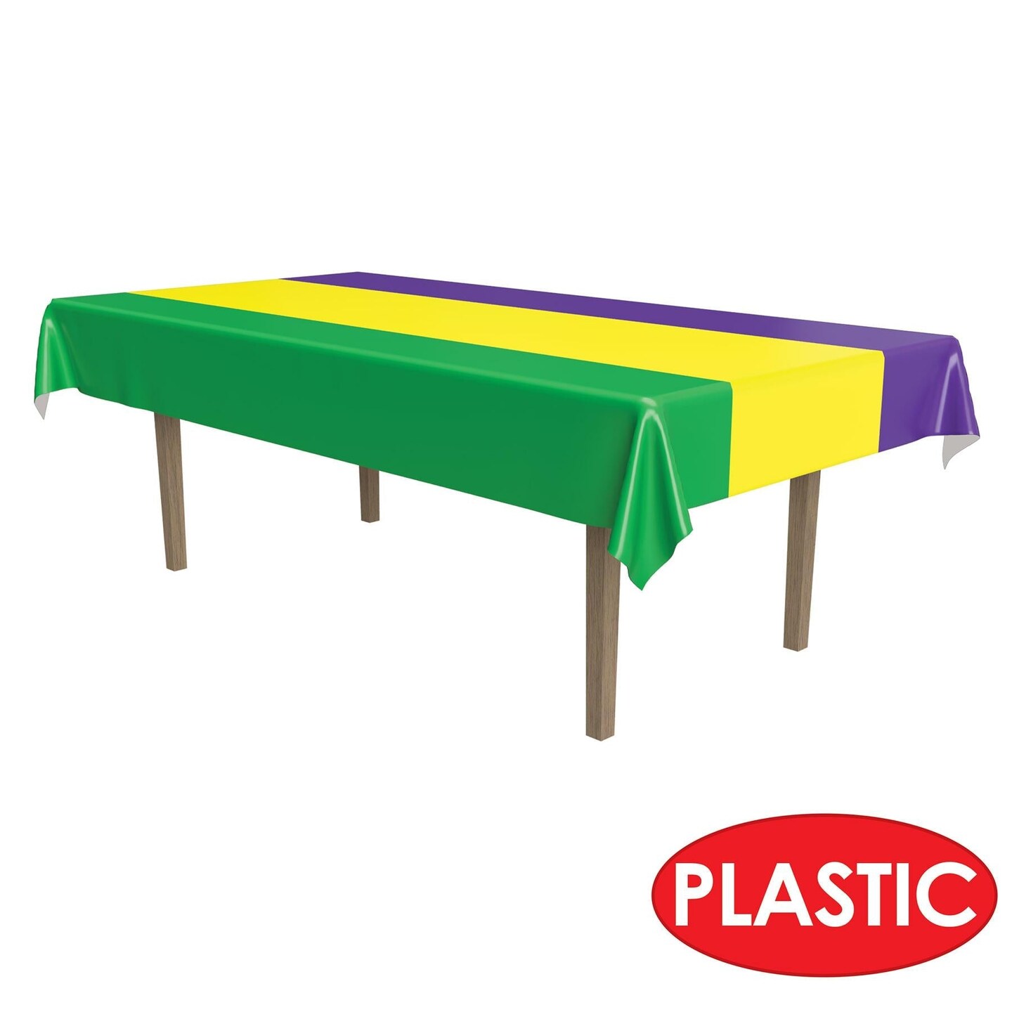 12 Pack Beistle Mardi Gras Tablecover