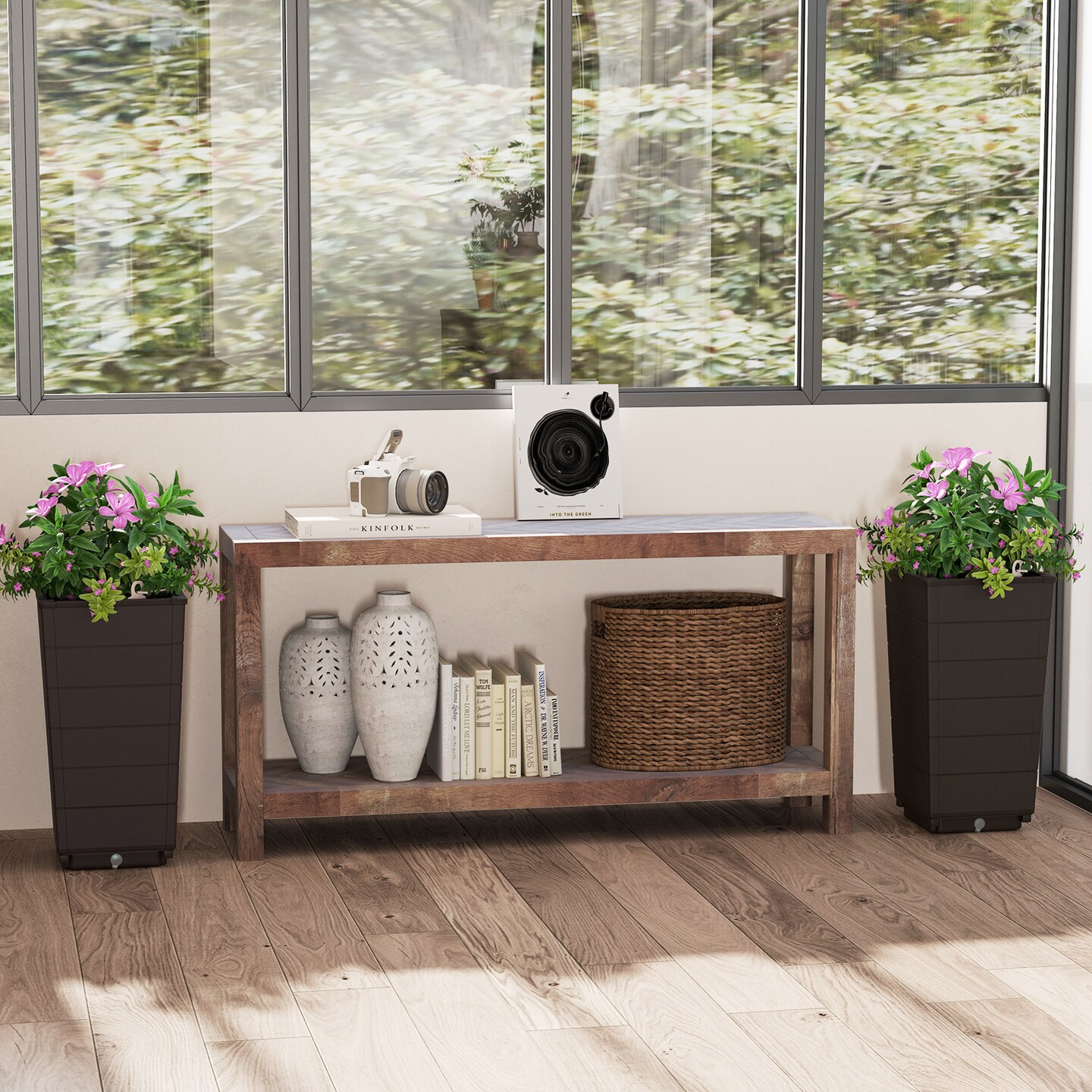 Modern Flower Planter for Front Porch and Lobby
