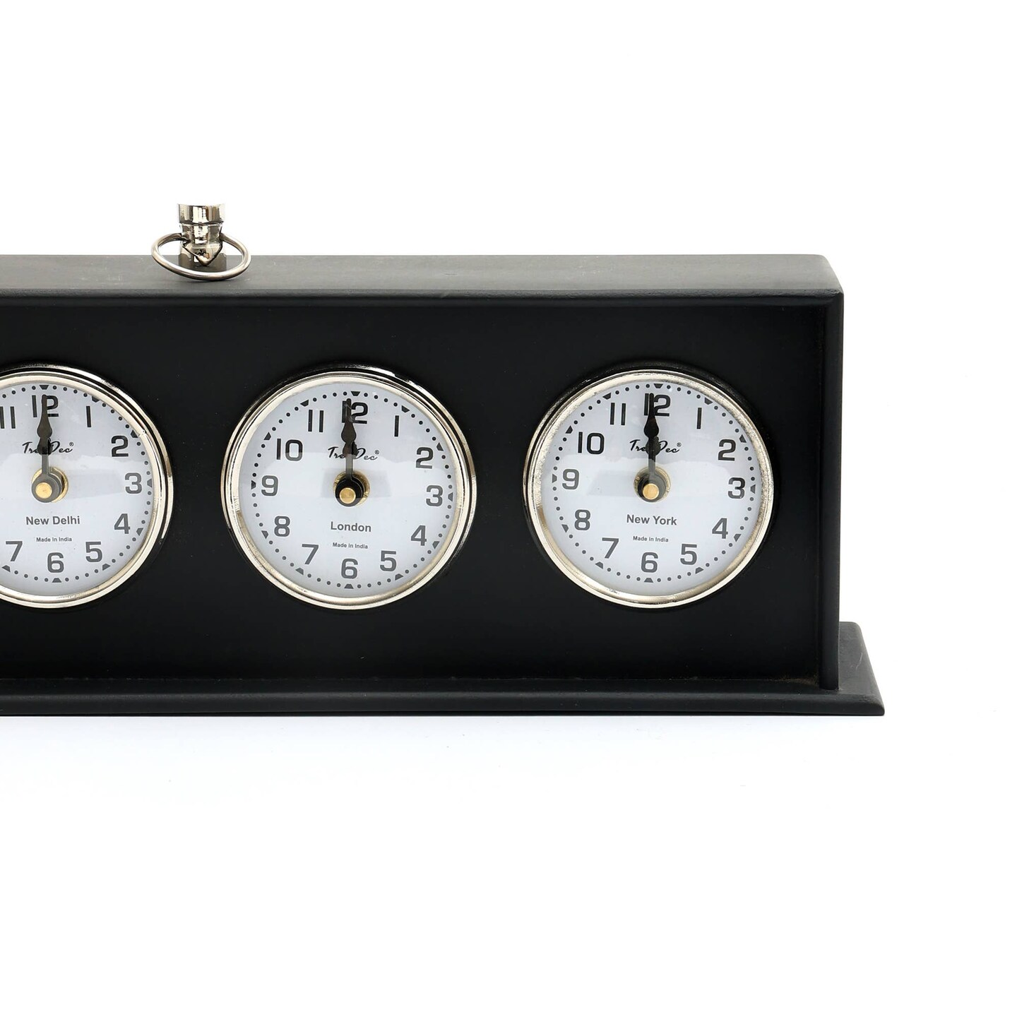 Modern &#x26; Decorative Table World Clock for Home &#x26; Office Decor - Tabletop Object
