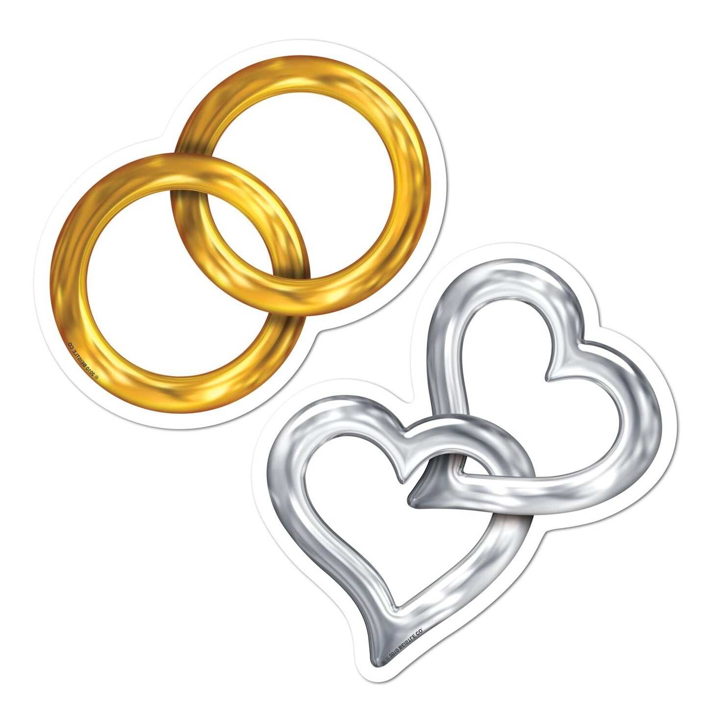 240 Pack Beistle Mini Wedding Cutouts