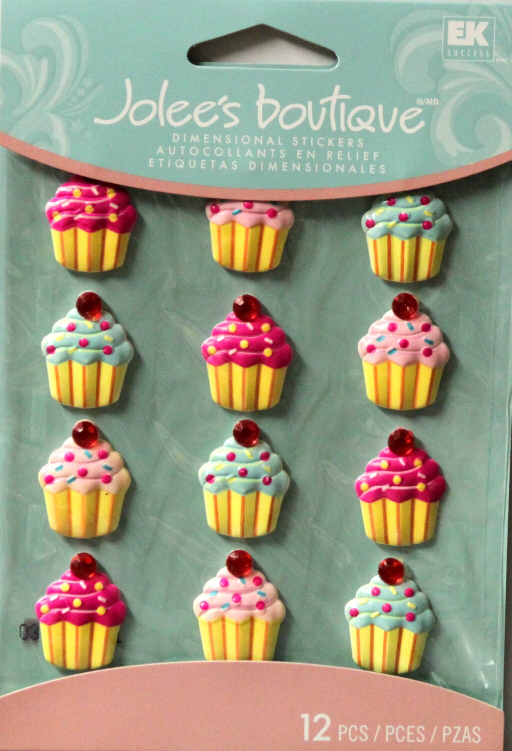 Jolee&#x27;s Boutique Cupcakes Cabochons Dimensional Stickers