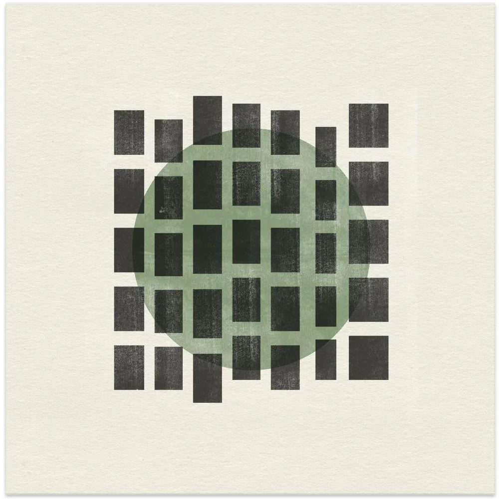 Minimalist Japandi 01 Square 24x24 Canvas - Corporate Office Art