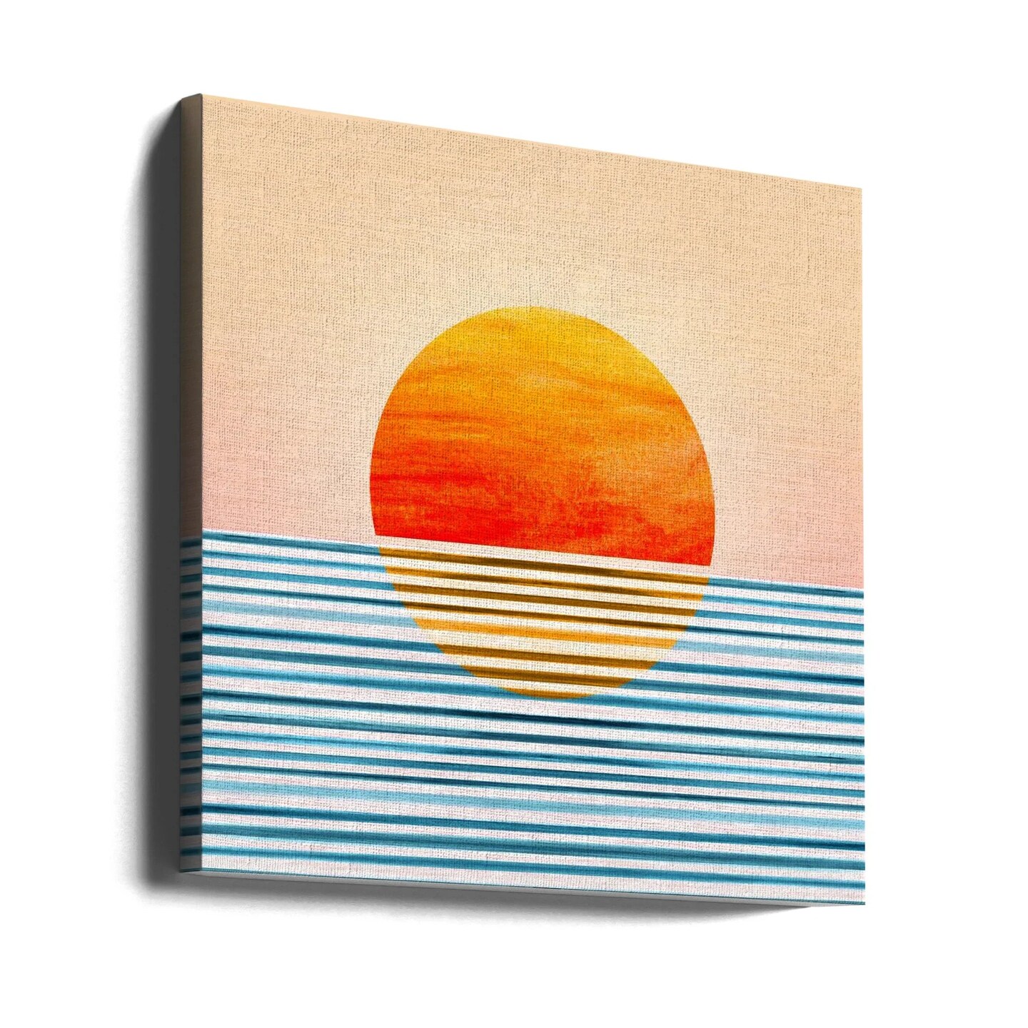Minimalist Sunset 2 Square 24x24 Canvas - Corporate Office Art