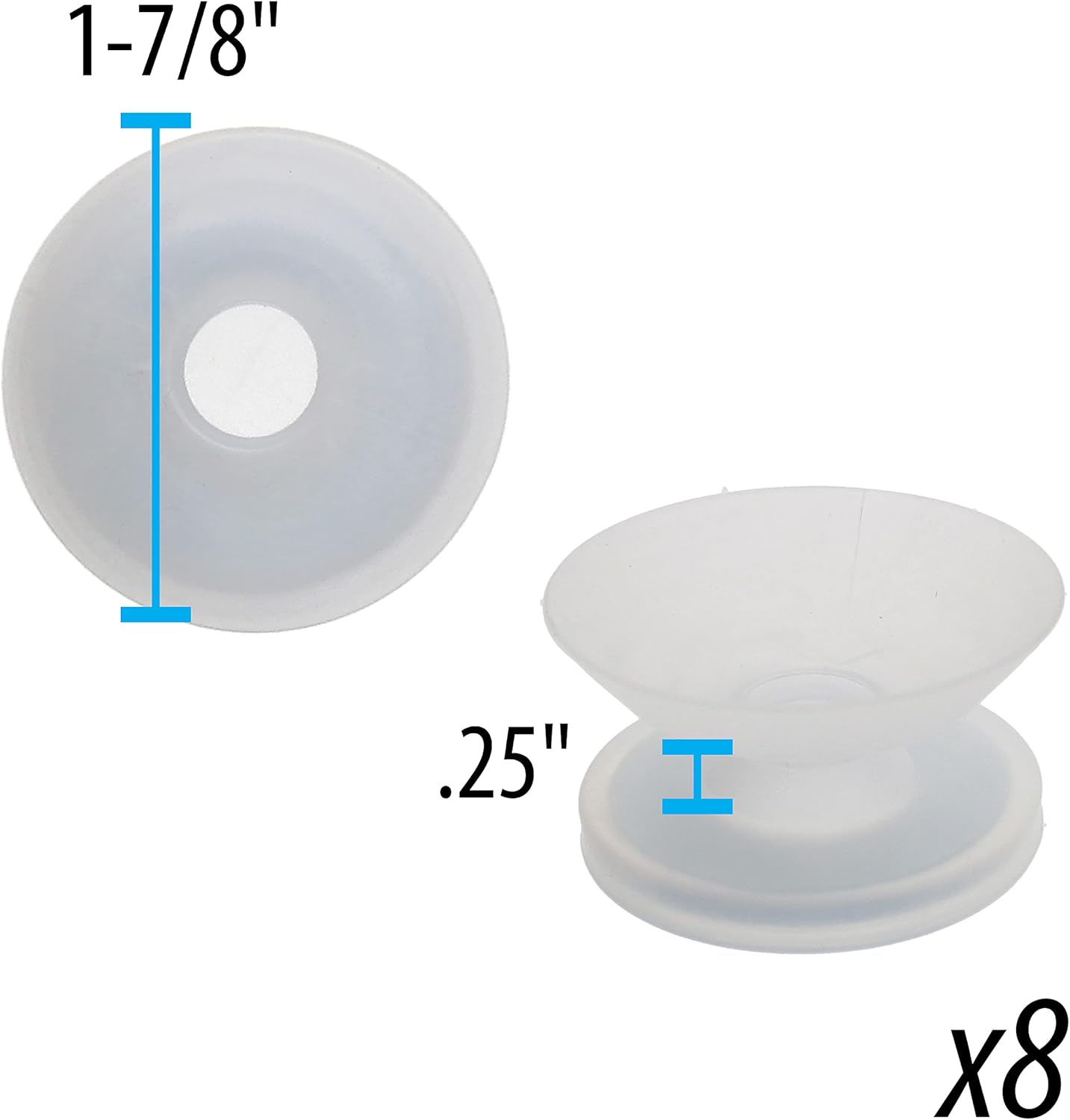 The Beadsmith Bob-EEZ Cord Management – No-Tangle Thread Bobbins with 24 Gram Weights – 1-7/8”, Bag of 8 Pieces – Storage Organization – Jewelry Tools for Kumihimo Braiding and Macrame Designs