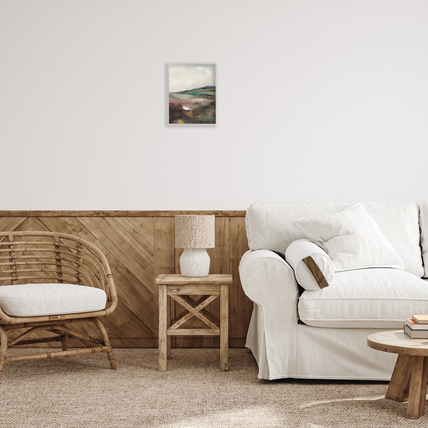 Stupell Industries Misty Hills Land Framed Giclee Wall Art Design by Nikita Jariwala