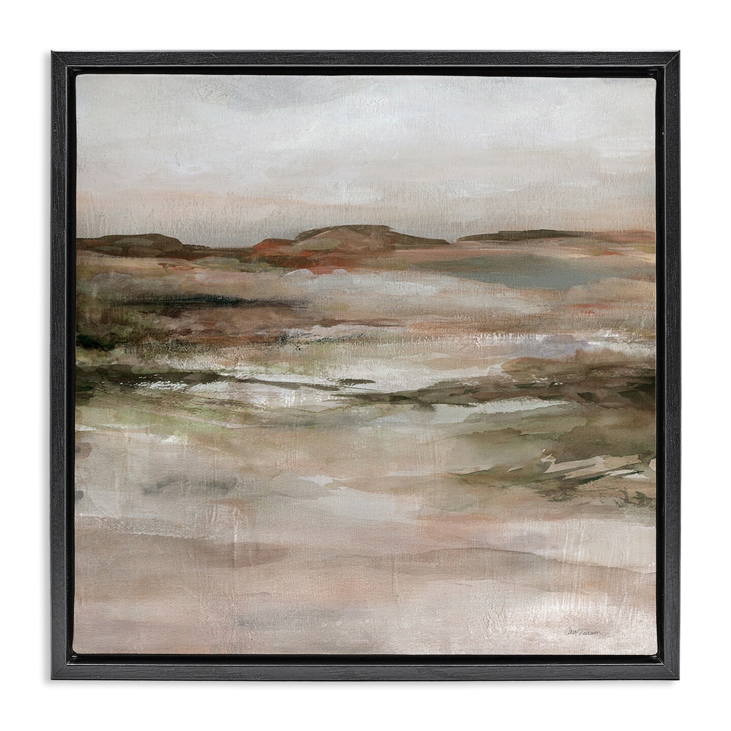 Stupell Industries Rugged Dunes Landscape Framed Floater Canvas Wall Art Design by Carol Robinson