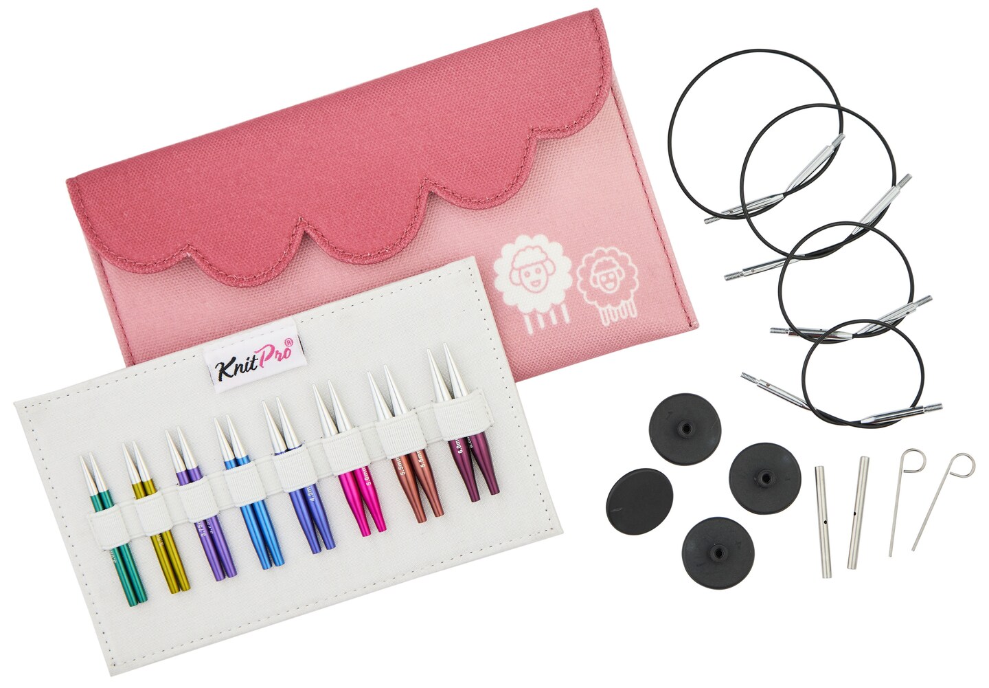 KnitPro-Zing Mini Interchangeable Knitting Needle Set 2&#x22;-Set Of 8 Pair