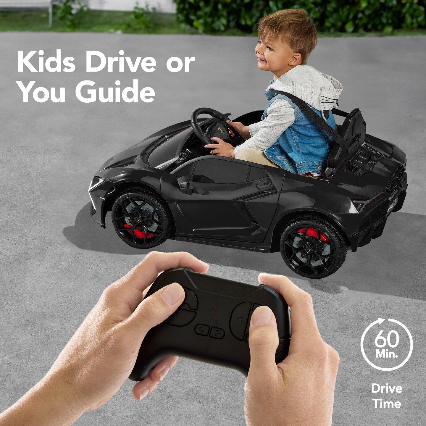 Best Choice Products Kids 12V Ride-On Car Officially Licensed Lamborghini Revuelto w/ Remote, LED Lights