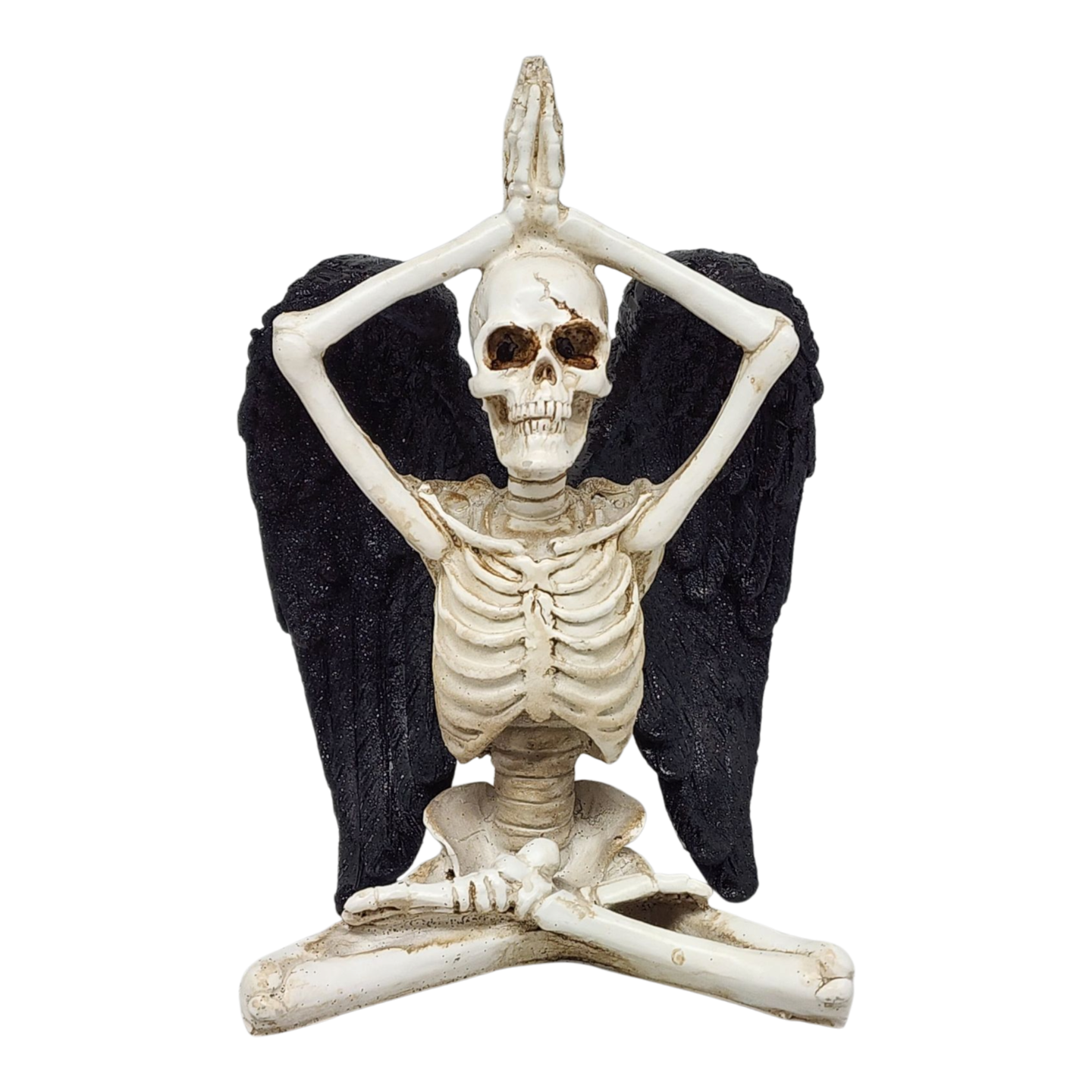 Yoga Skeleton Figurine - Urdhva Hastasana in Sukhasana Pose | Michaels