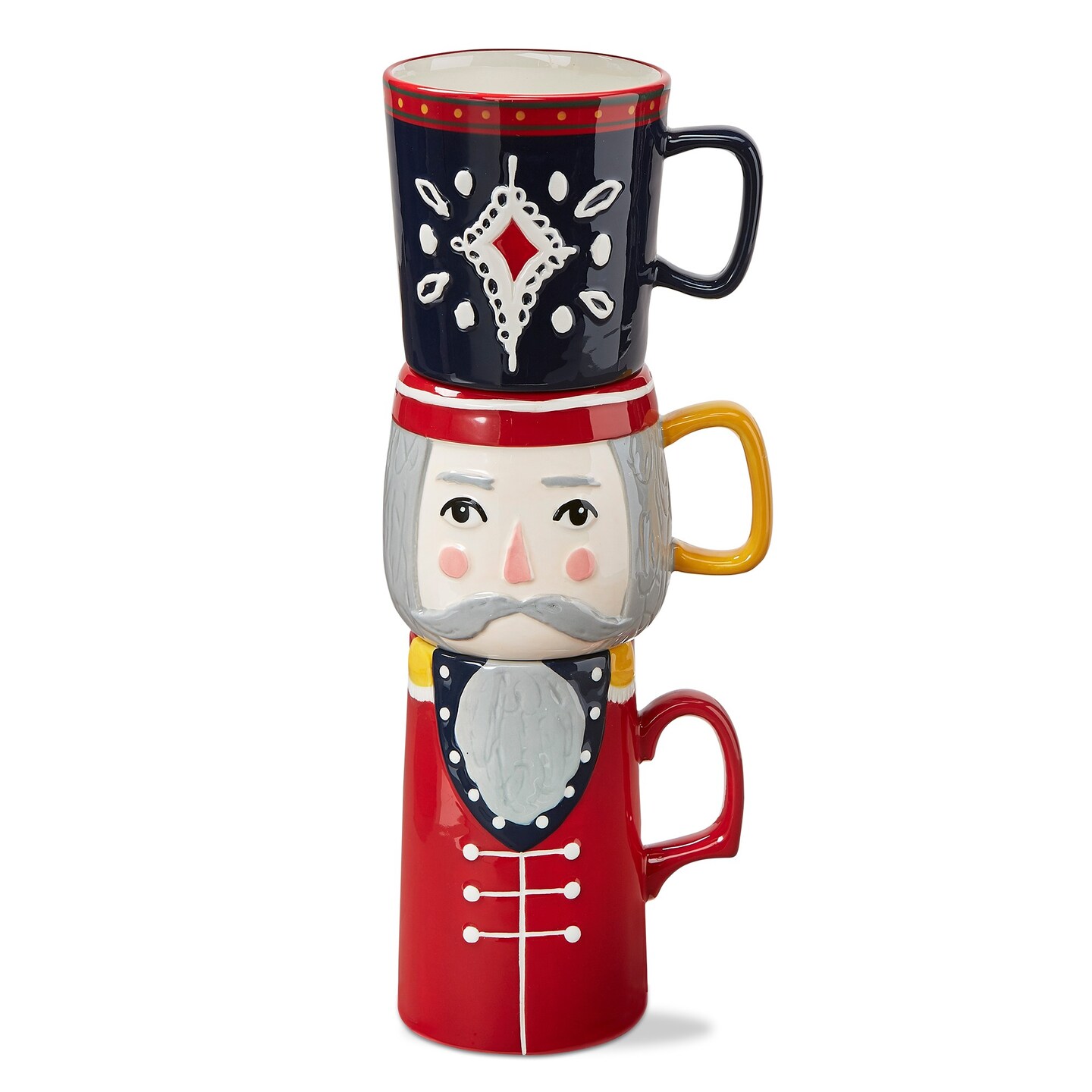 Nutcracker Stacking Mug Set of 3 16 oz