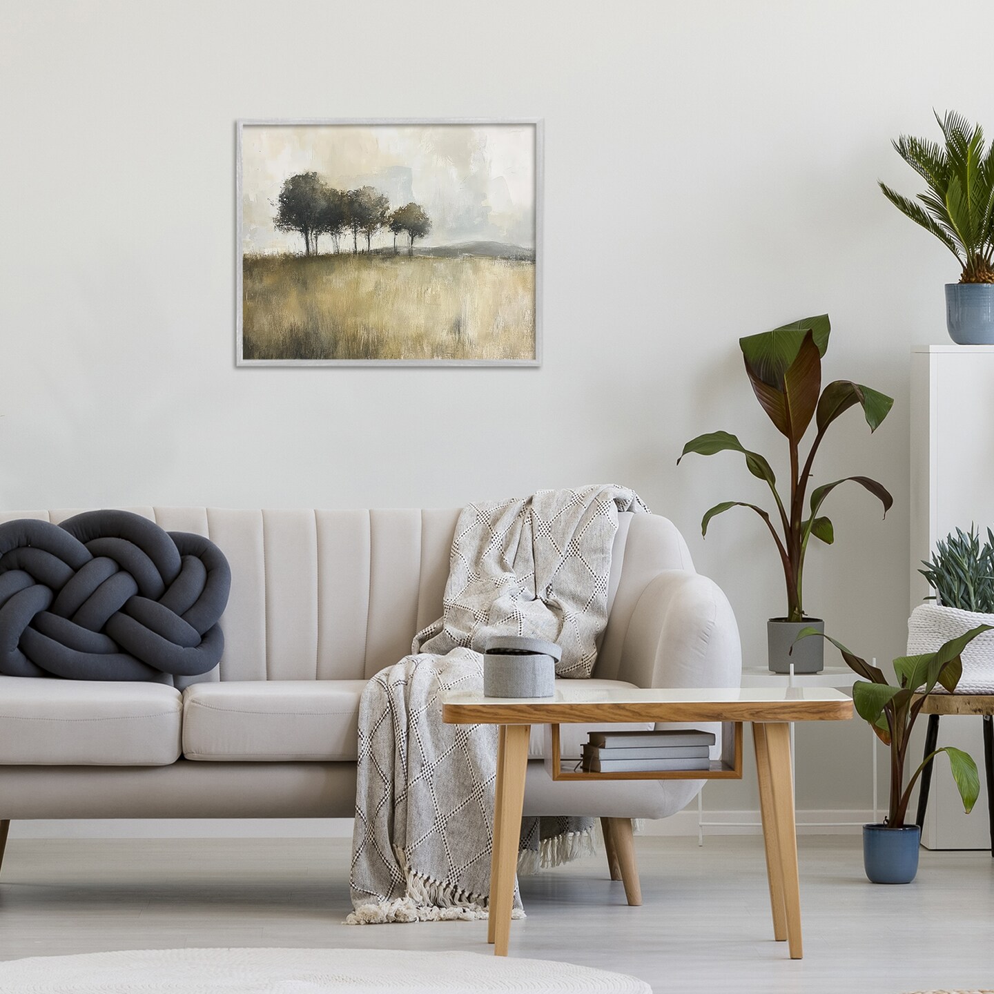 Stupell Industries Earthy Woodland Trees Framed Giclee, design by Mona Grace