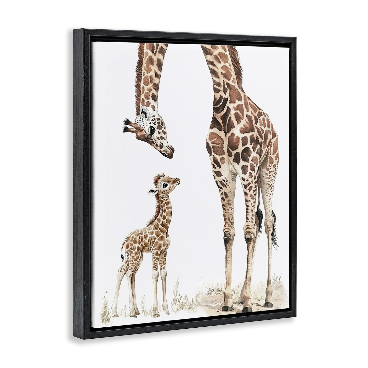 Stupell Industries Baby Giraffe Calf Floating Frame, design by Ramona Murdock