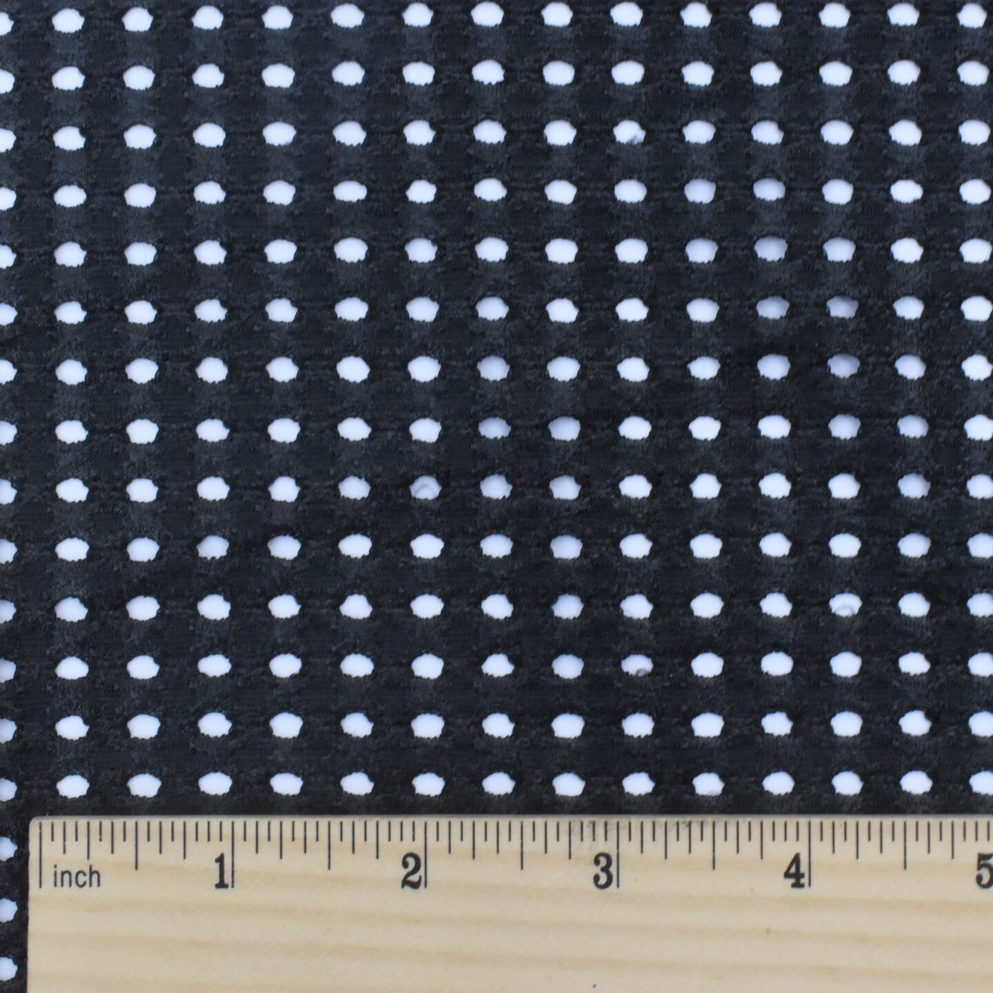 Oil Black Famous Maker Stretch Mesh Yoga Activewear Fabric By the Yard