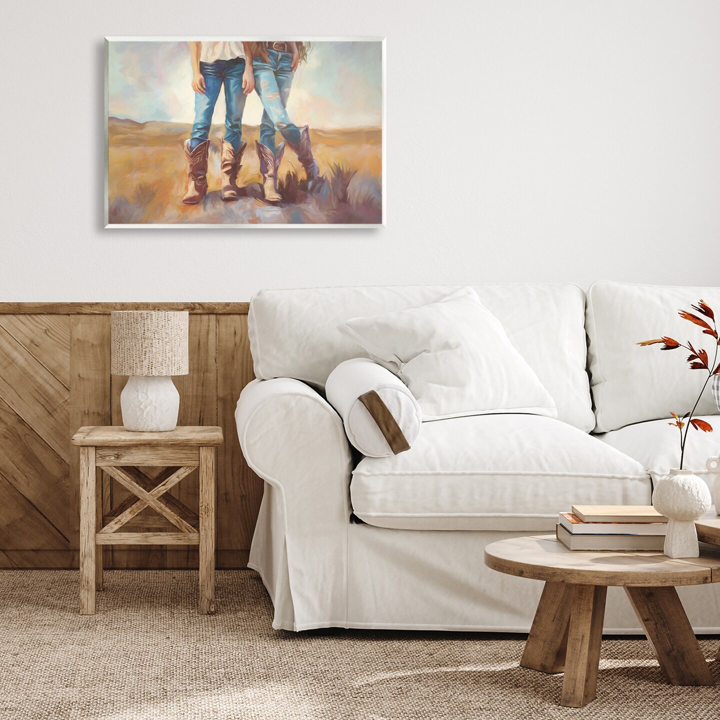 Stupell Industries All About The Cowboy Boots Wall Plaque, design by Ramona Murdock