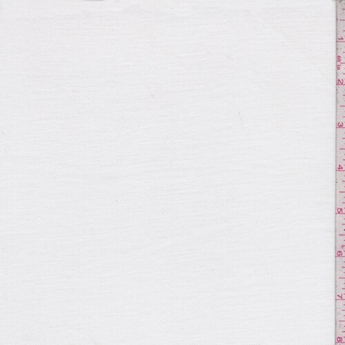 White Pique Knit Fabric By the Yard