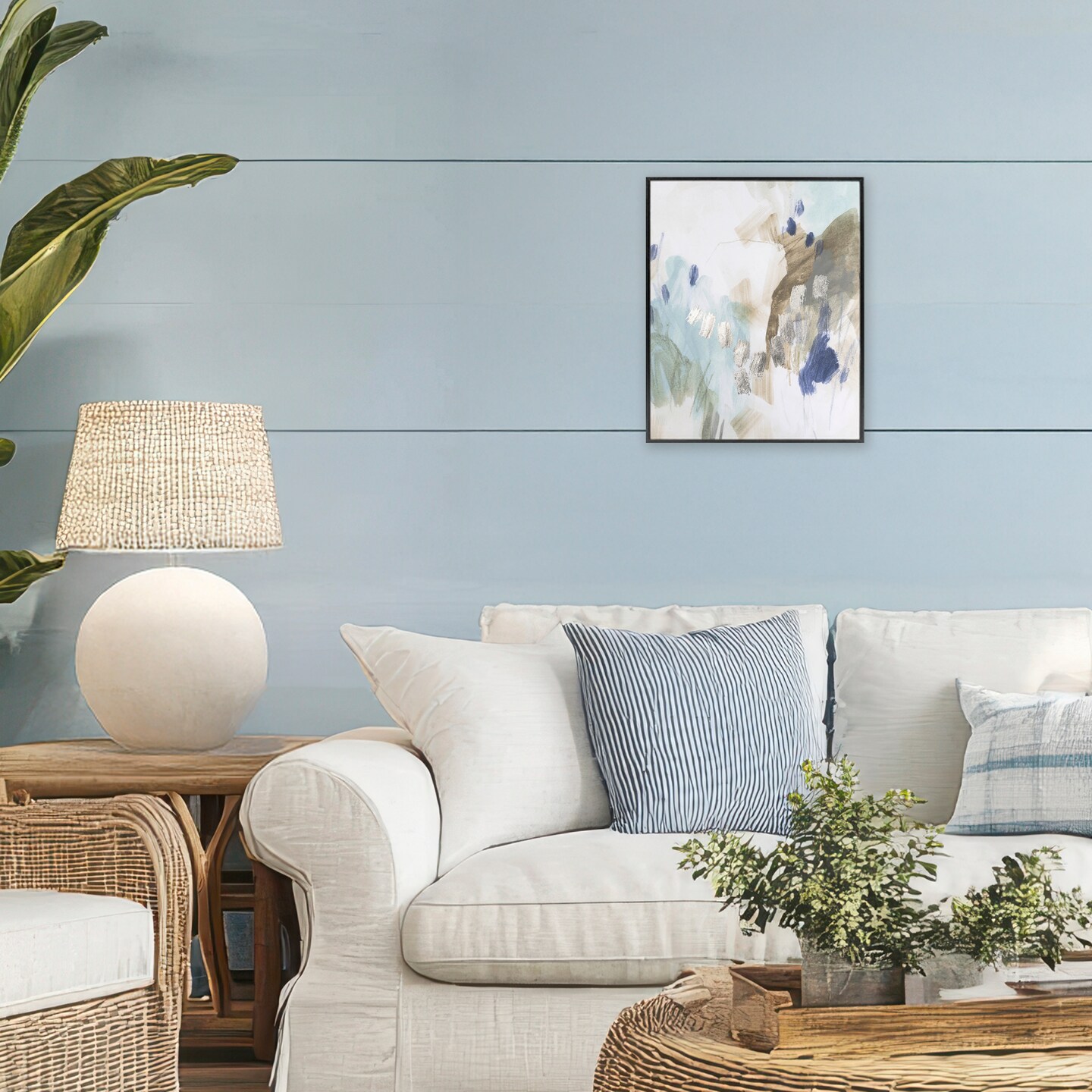 Stupell Industries Crystalline Plaster Abstract Painting Framed Giclee, design by June Erica Vess