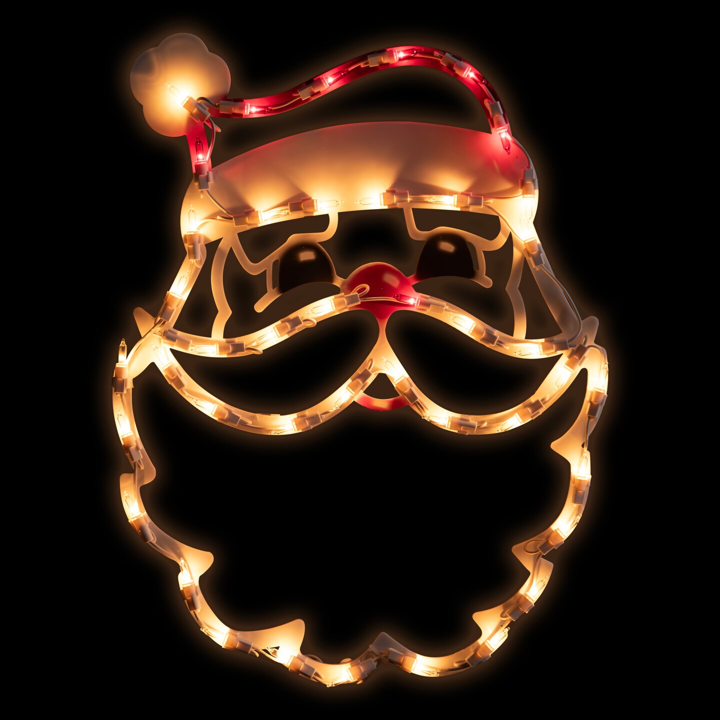 Northlight Lighted Santa Claus Christmas Window Silhouette - 17.5 Inch