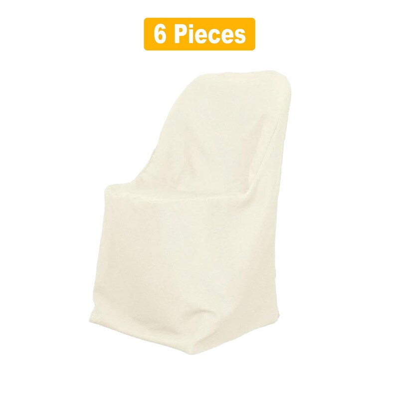 Polyester Folding Chair Cover for Weddings &#x26; Events