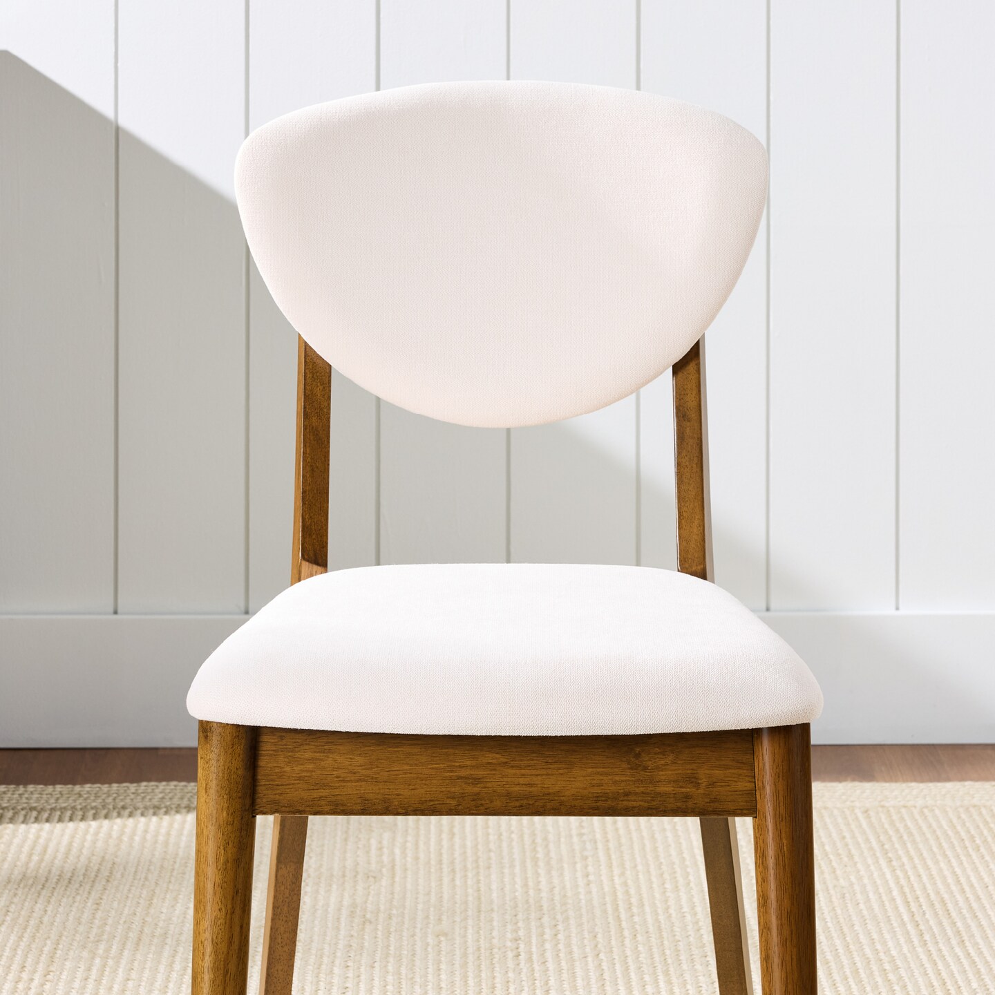 Best Choice Products Set of 4 Wooden Dining Chairs, Wood Modern Farmhouse Upholstered Chairs