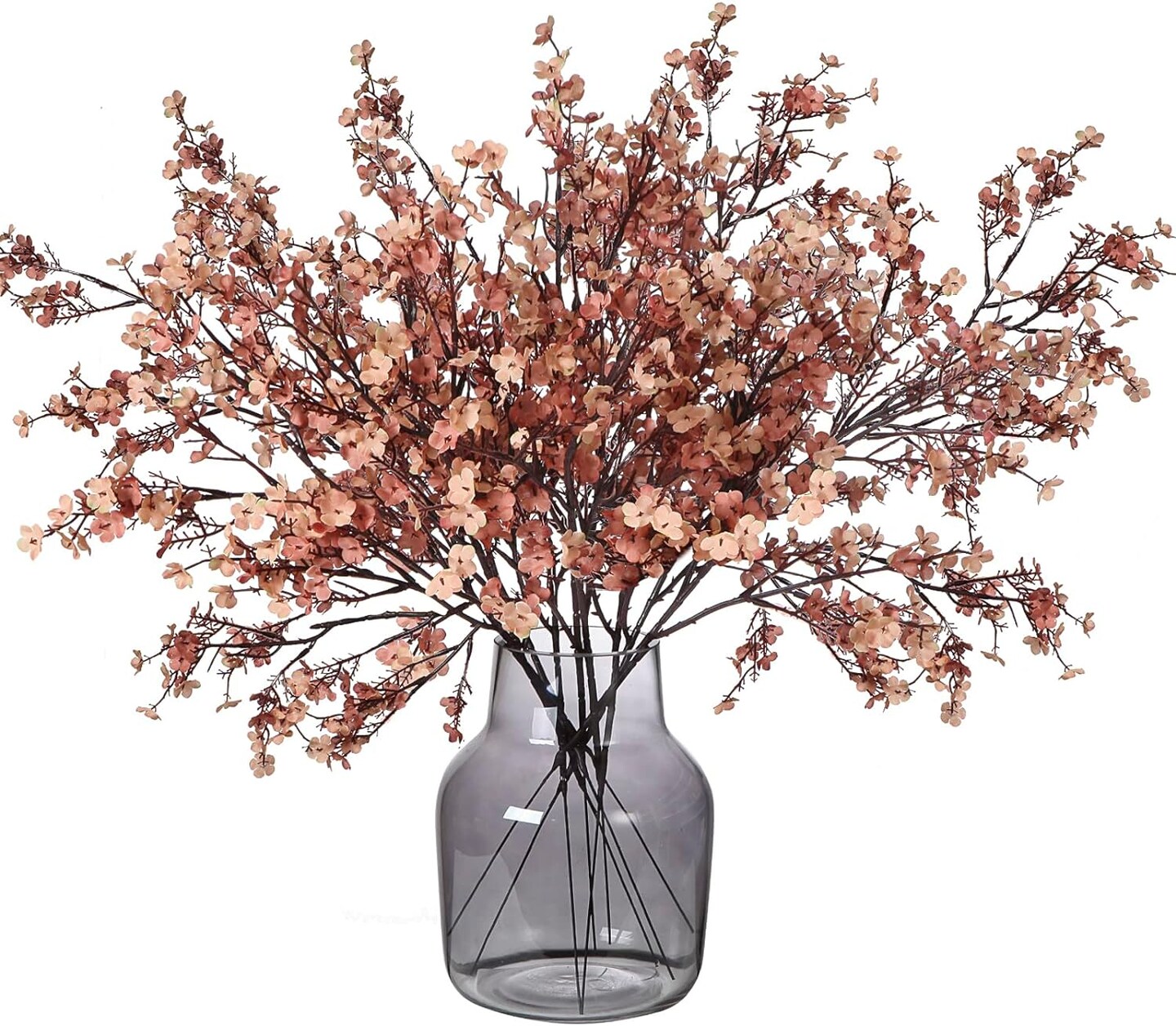 6 Pcs Faux Flower Fake Babys Breath Flower Bulk Artificial Gypsophila Bouquets Silk Flowers Real Touch Floral