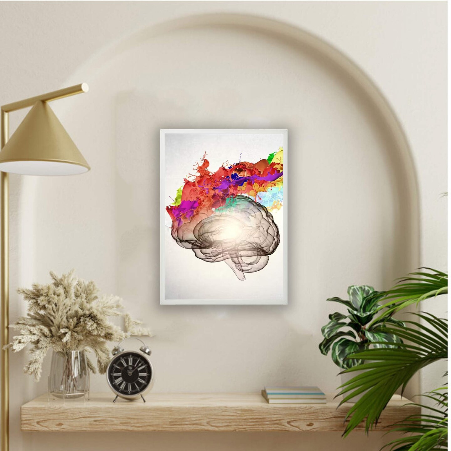 Large 19.75x27.5 White Picture Frame – Kid-Safe with Plastic Front