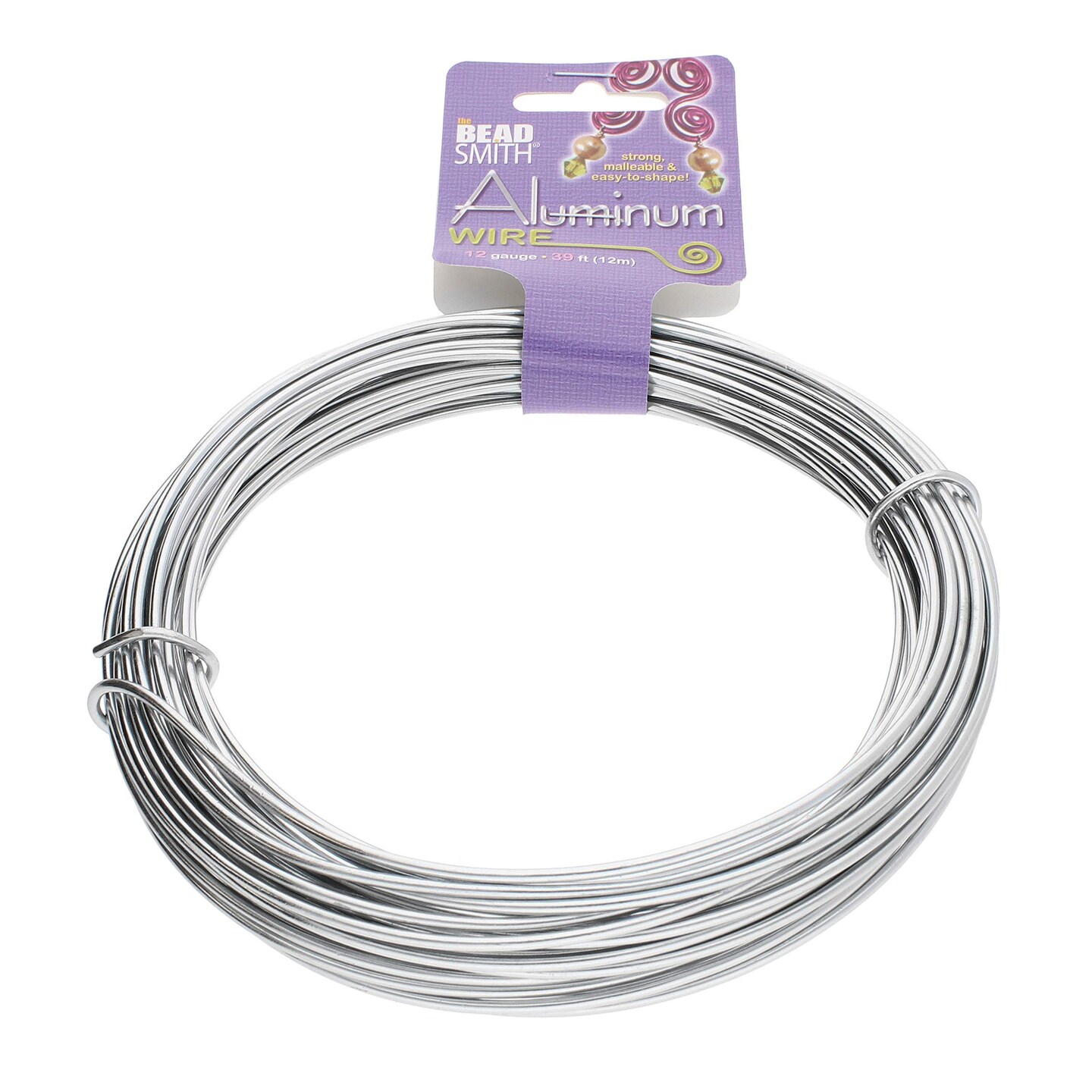 The Beadsmith 12-Gauge Anodized Aluminum Wire for Jewelry Making, Metal Wire for Wrapping