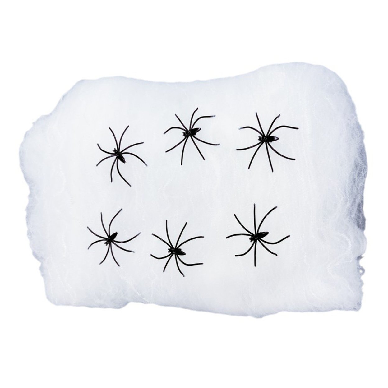 200/300G 1000 Sqft Halloween Spider Web With 100 Fake Spiders Super Stretch Large Spread Cobweb Haunted House Decoration