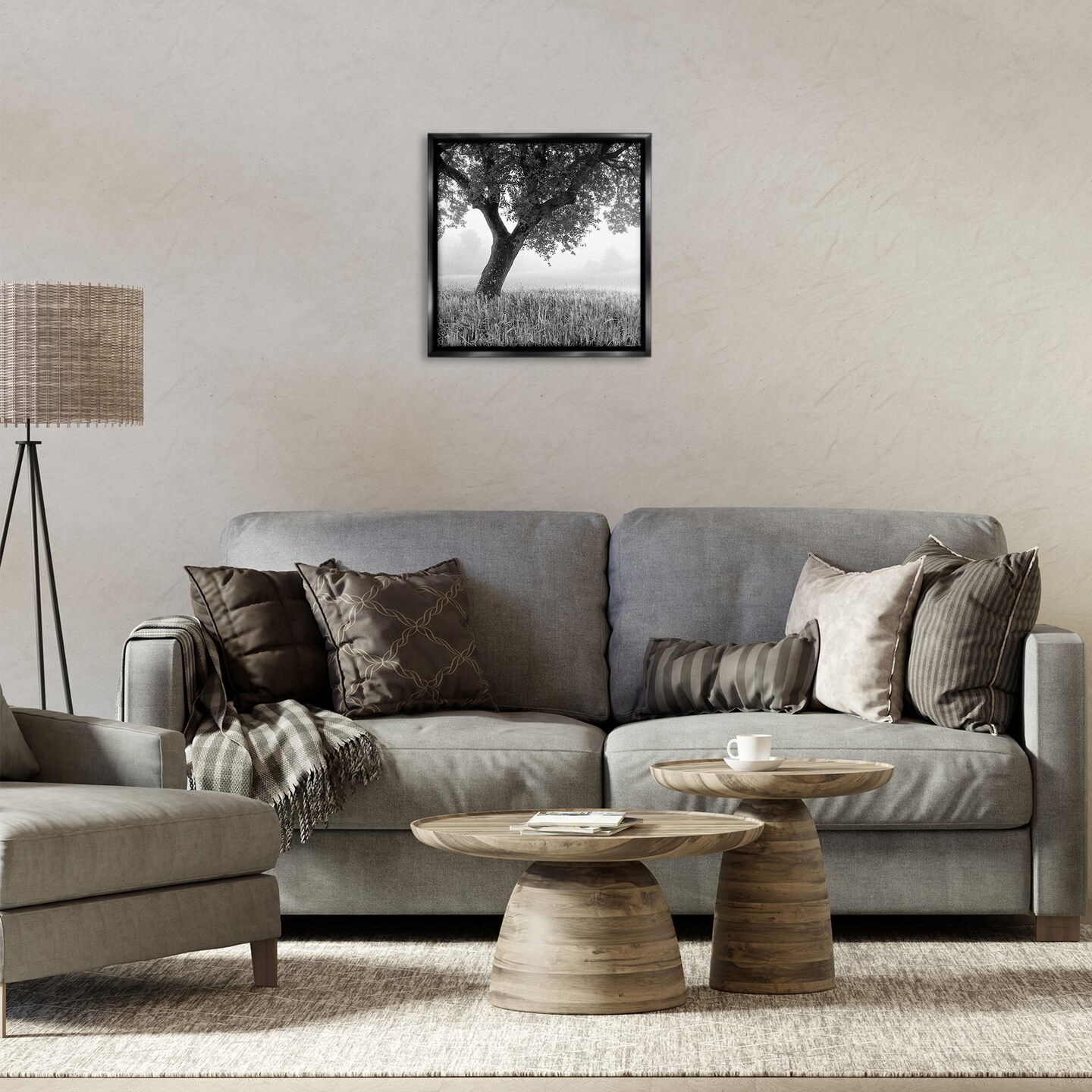 Stupell Industries Tuscan Morning Scenery Framed Floater Canvas Wall Art Design by Chip Forelli
