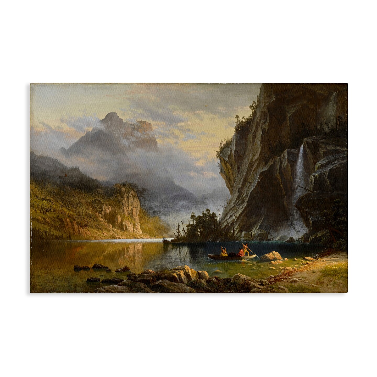 Stupell Industries Classical Spear Fishing Canvas Wall Art Design by one1000paintings
