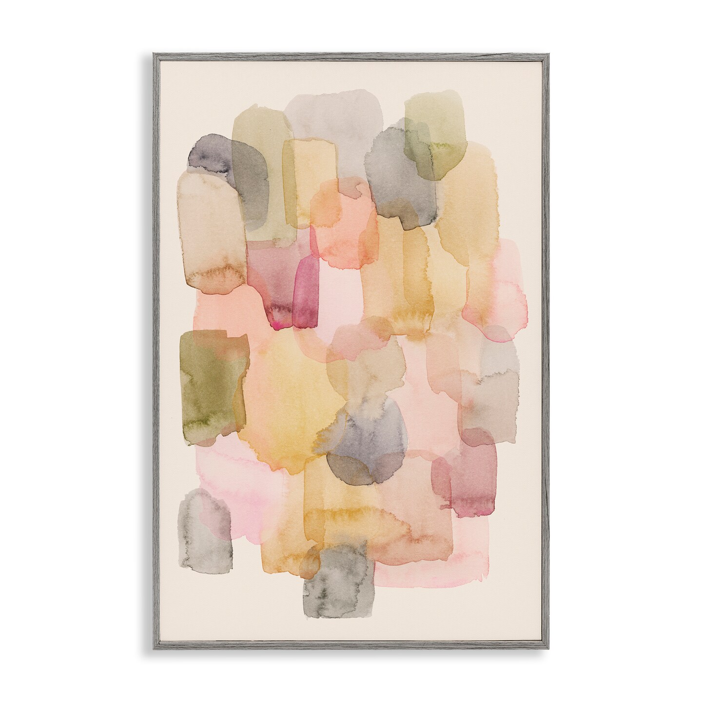 Stupell Industries Various Paint Blobs Framed Giclee Wall Art Design by Grace Popp